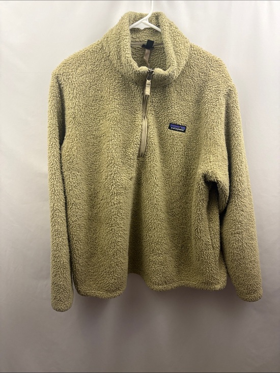 Tops - Patagonia Womens Los Gatos Fuzzy 1/4 Zip Oatmeal Tan Fleece Pullover